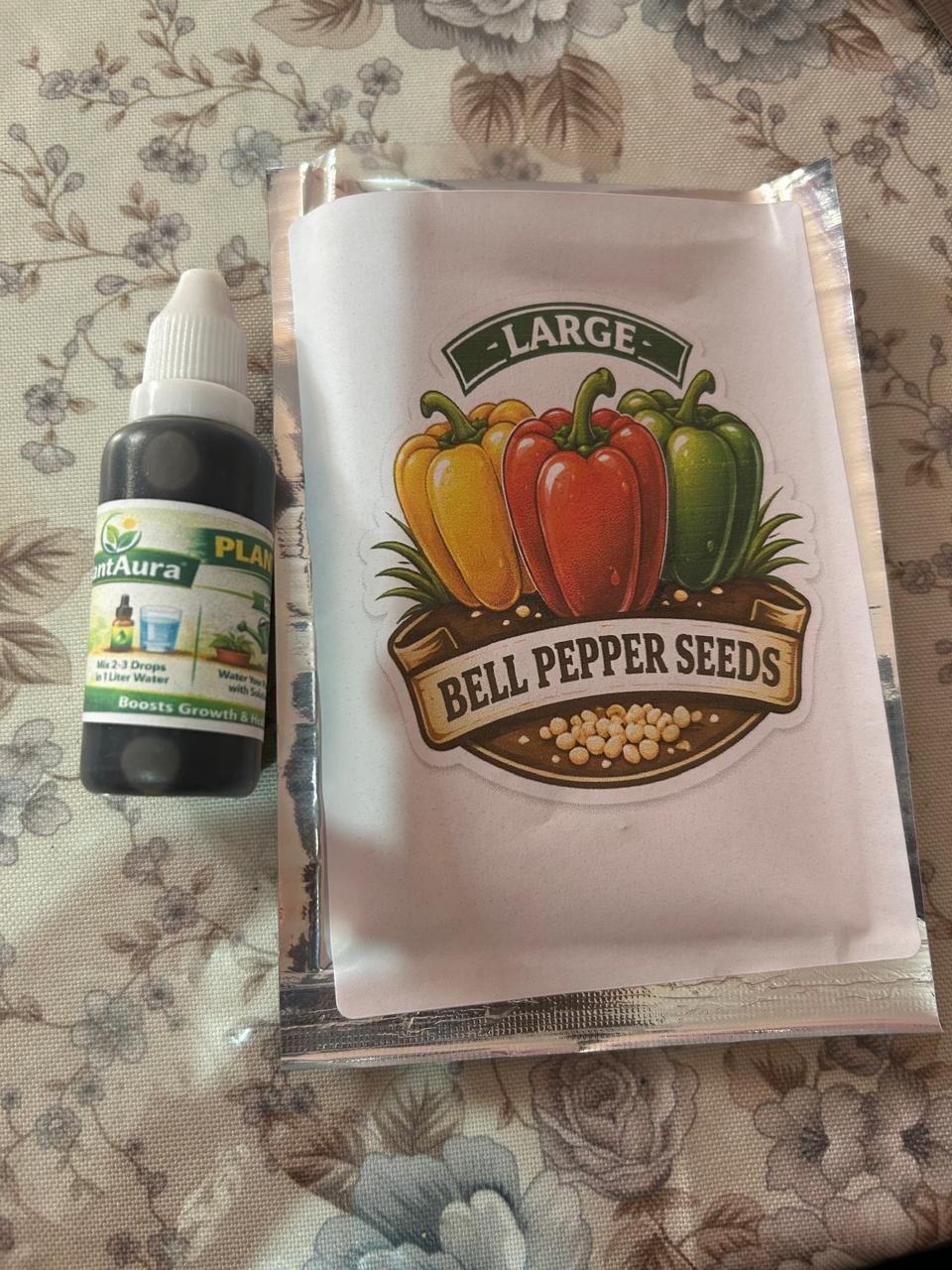 Capsicum Seeds and Free Plant Growth Serum