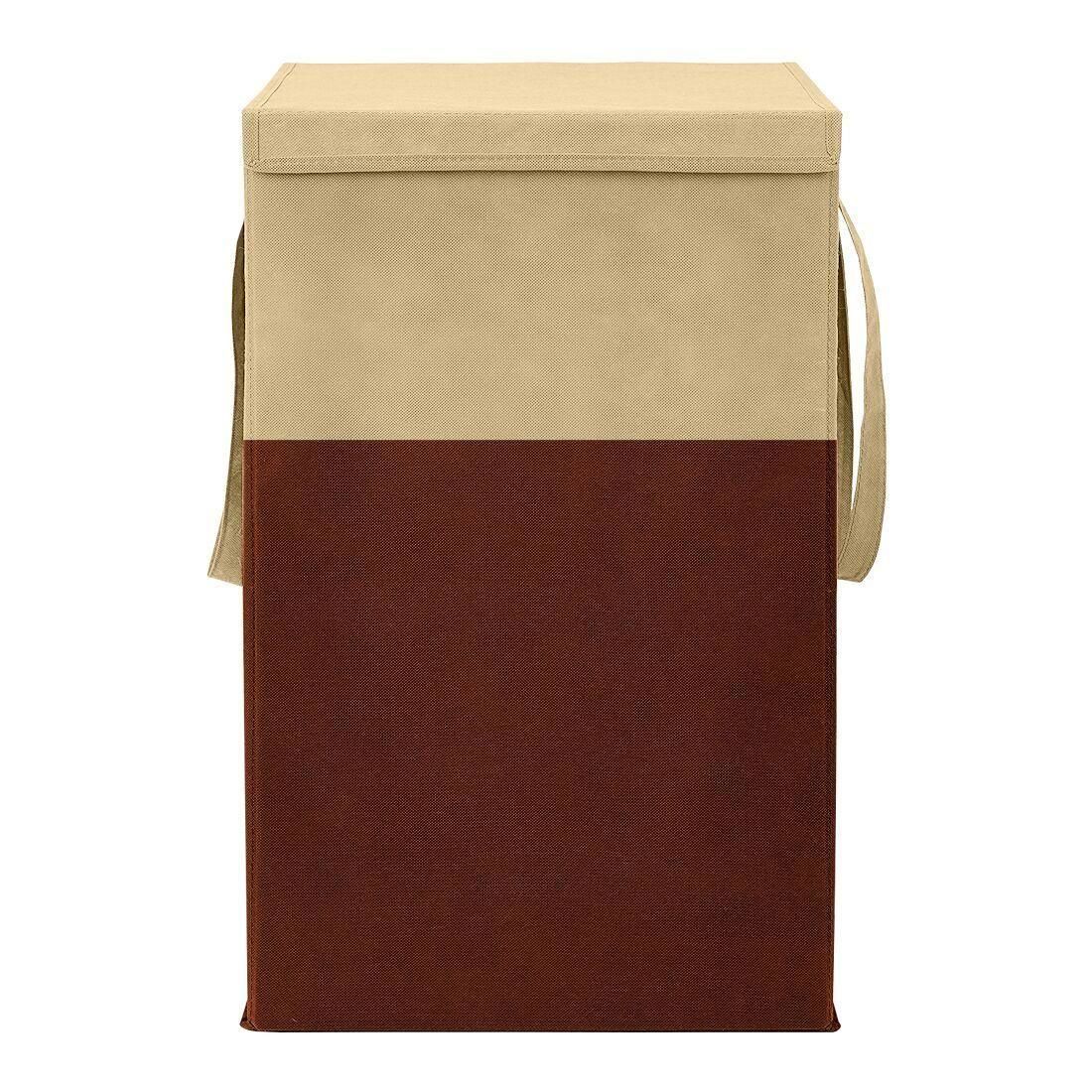 Laundry Bag - Foldable Laundry Basket With Lid & Handle (Size  -Large)